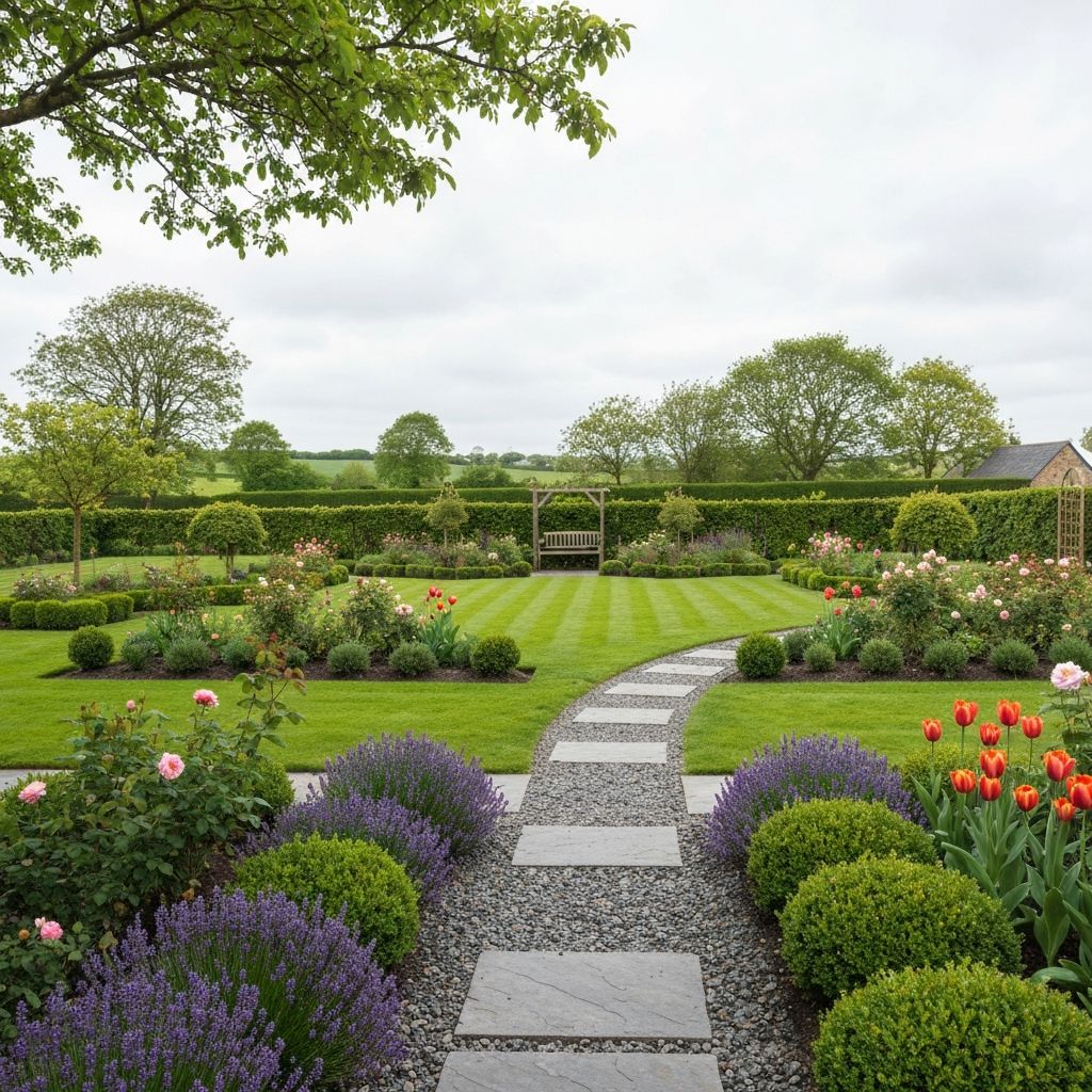 Beautiful garden landscape design